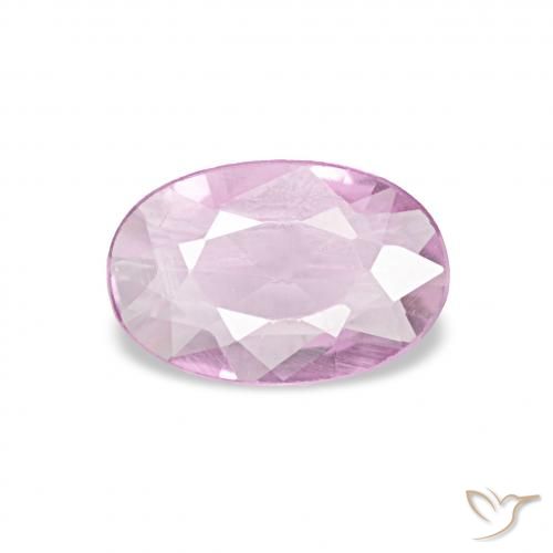 0.36ct Púrpura-violeta rosáceo claro Zafiro, Ovalada, VVS-VS