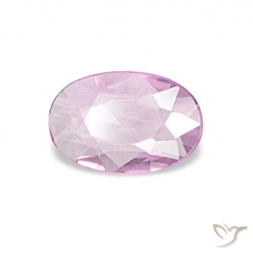 Zafiro Púrpura-violeta rosáceo claro natural de 0.36 ct, Ovalada, VVS-VS