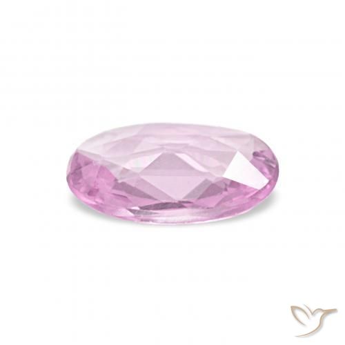 Zafiro Púrpura-violeta rosáceo claro natural de 0.36 ct, Ovalada, VVS-VS