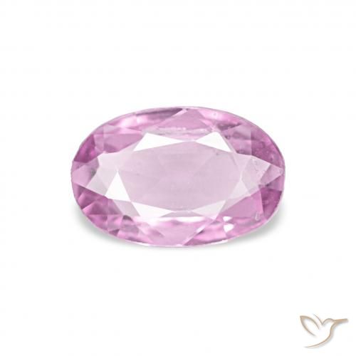 0.39ct Púrpura claro Zafiro, Ovalada, VVS-VS