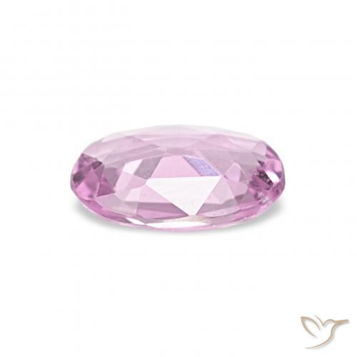 Zafiro Púrpura claro natural de 0.39 ct, Ovalada, VVS-VS