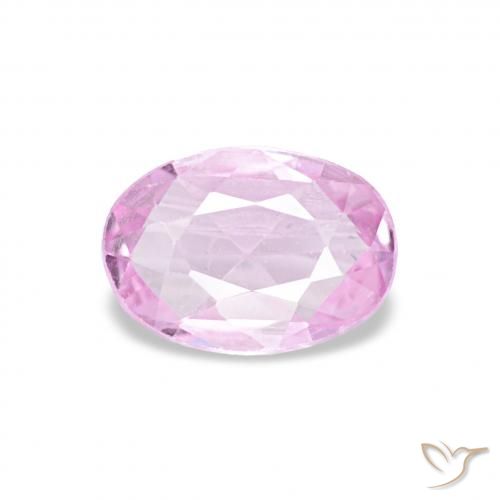 0.40ct Púrpura-violeta rosáceo claro Zafiro, Ovalada, VVS-VS