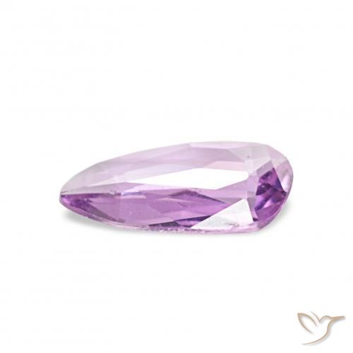 Zafiro Púrpura lila muy claro natural de 0.36 ct, Elegante, VS