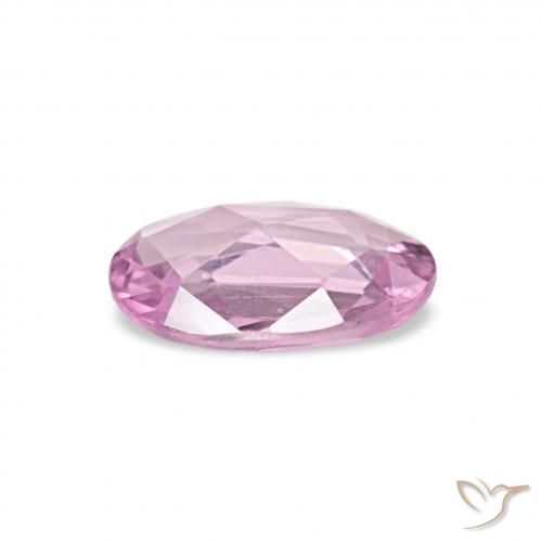 Zafiro Medium Light-Purple natural de 0.38 ct, Ovalada, VVS-VS