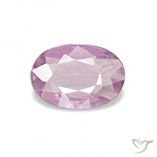 0.35ct Púrpura claro Zafiro, Ovalada, VVS-VS