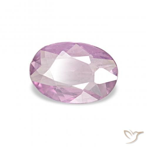 Zafiro Púrpura claro natural de 0.35 ct, Ovalada, VVS-VS