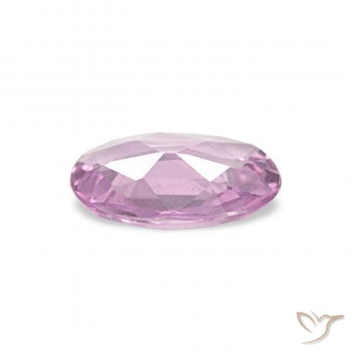 Zafiro Púrpura claro natural de 0.35 ct, Ovalada, VVS-VS