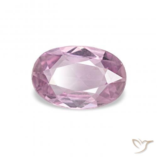 Zafiro Medium Light-Purple natural de 0.45 ct, Ovalada, VVS-VS