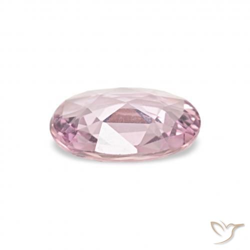 Zafiro Rosado claro natural de 0.40 ct, Ovalada, VVS-VS