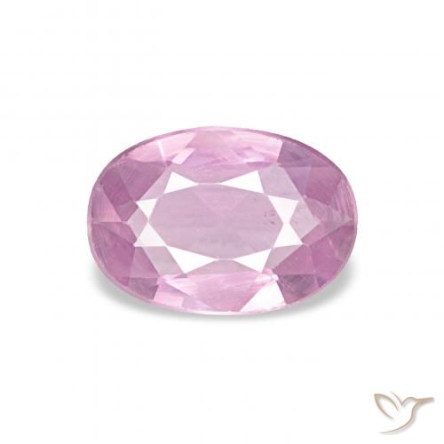 0.52ct Púrpura claro Zafiro, Ovalada, VS