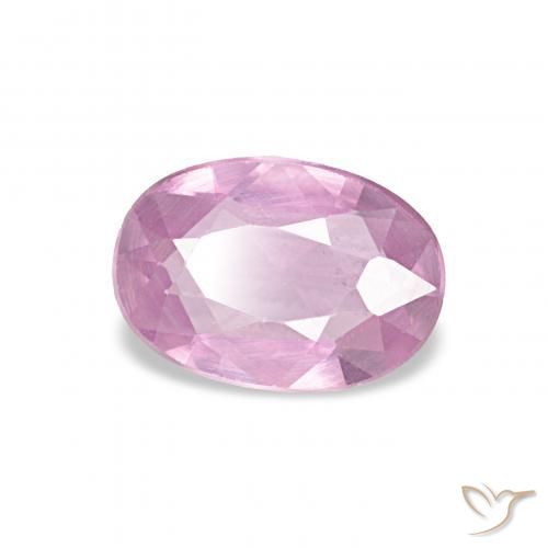 Zafiro Púrpura claro natural de 0.52 ct, Ovalada, VS