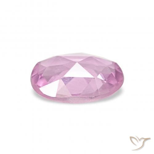 Zafiro Púrpura claro natural de 0.52 ct, Ovalada, VS