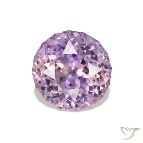 Zafiro Magenta intenso natural de 1.38 ct, Redondo, VVS