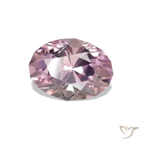 Zafiro Rosa natural de 1.13 ct, Ovalada, VVS