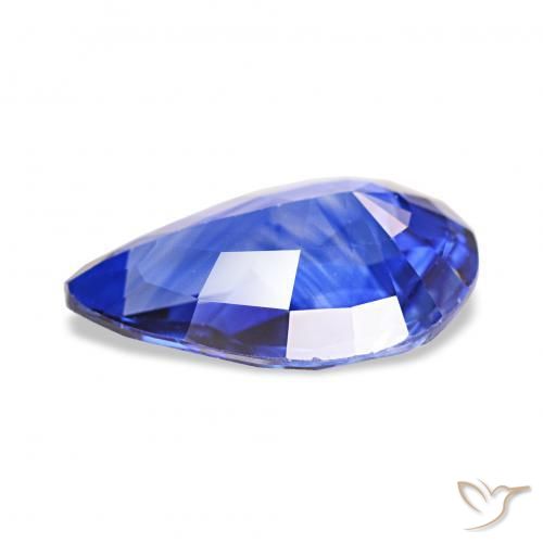 Zafiro Azul aciano claro natural de 2.23 ct, En forma de pera, VVS-VS