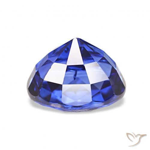 Zafiro Azul real natural de 2.14 ct, Ovalada, VVS
