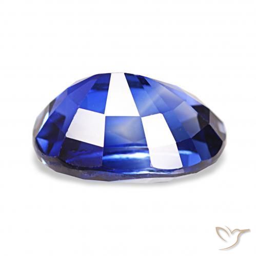 Zafiro Azul real natural de 2.14 ct, Ovalada, VVS