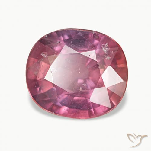 Zafiro Rojo púrpura natural de 1.88 ct, Ovalada, VS-SI