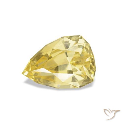 0.86ct Dorado claro Zafiro, Trillón, VS