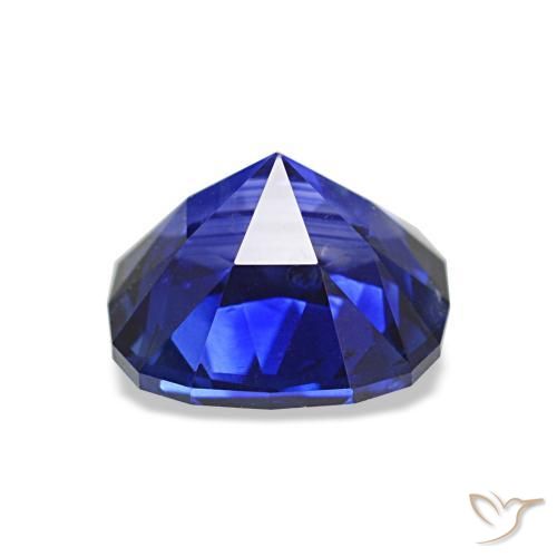 Zafiro Azul real natural de 1.42 ct, Corte Cojín, VS