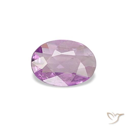 Zafiro violeta natural de 0,29 ct, corte óvalo, VS