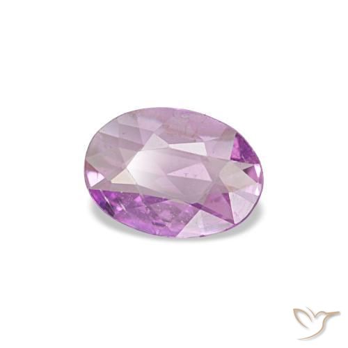 Zafiro violeta natural de 0,29 ct, corte óvalo, VS