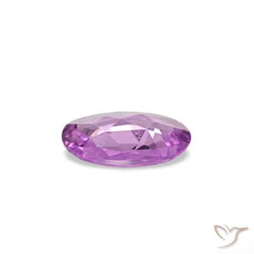 Zafiro violeta natural de 0,29 ct, corte óvalo, VS