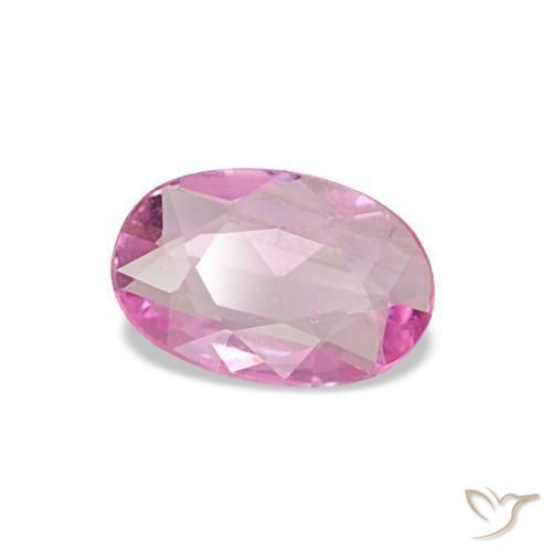 Zafiro rosa natural de 0,30 ct, corte óvalo, VS