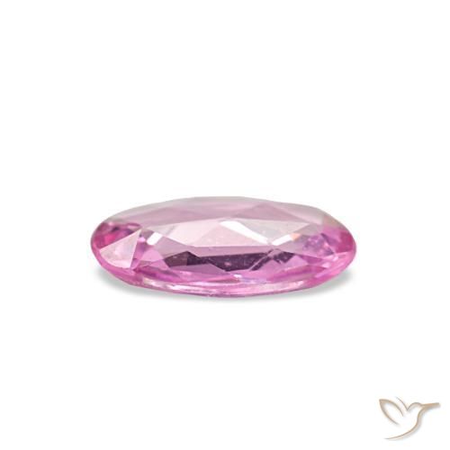 Zafiro rosa natural de 0,30 ct, corte óvalo, VS