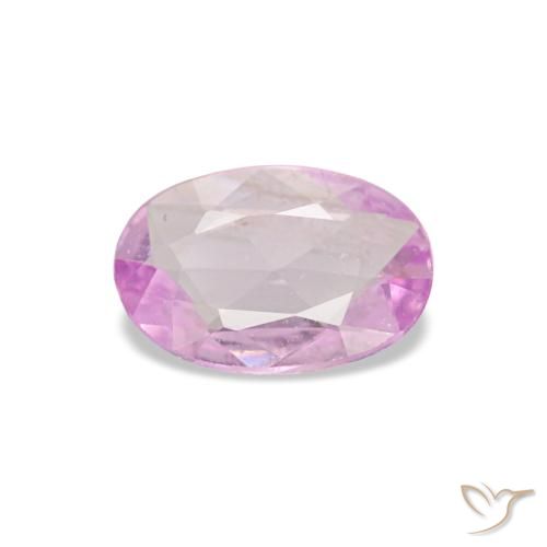 Zafiro rosa natural de 0,32 ct, corte óvalo, VS