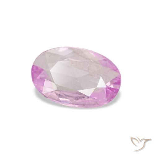 Zafiro rosa natural de 0,32 ct, corte óvalo, VS