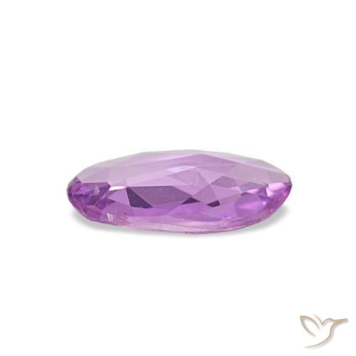 Zafiro púrpura natural de 0,43 ct, forma elegante, VVS-VS