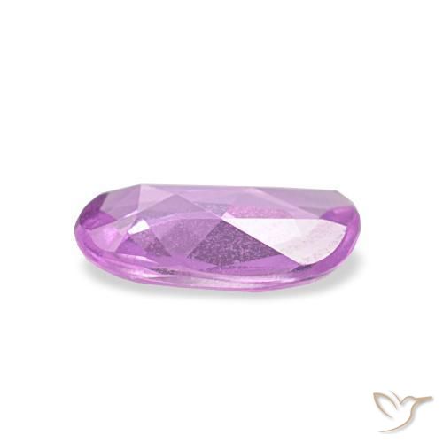 Zafiro púrpura natural de 0,58 ct, forma elegante, VVS-VS