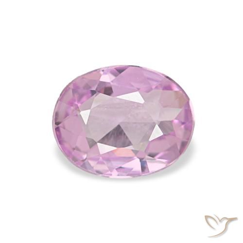 Zafiro rosa natural de 0,51 ct, corte óvalo, VVS