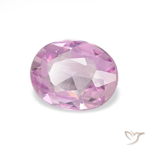 Zafiro rosa natural de 0,51 ct, corte óvalo, VVS