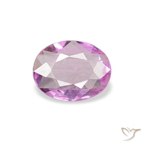 Zafiro púrpura natural de 0,21 ct, corte óvalo, VVS