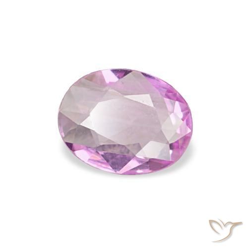 Zafiro púrpura natural de 0,21 ct, corte óvalo, VVS