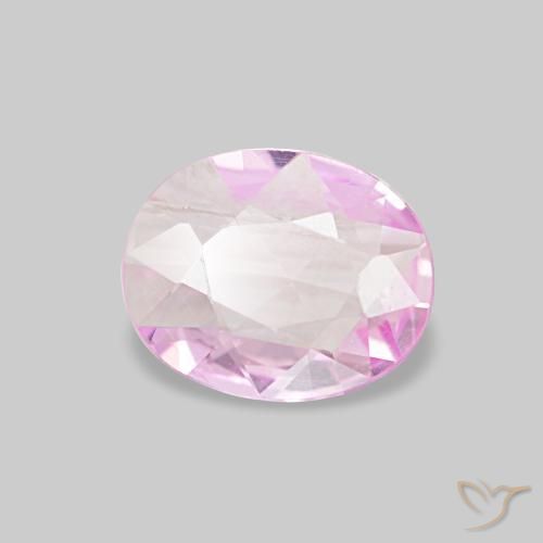 Zafiro púrpura natural de 0,50 ct, corte óvalo, VVS