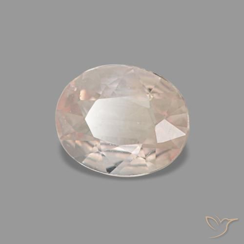 Zafiro rosa natural de 0,59 ct, corte óvalo, VS