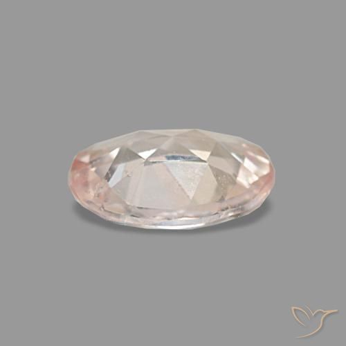 Zafiro rosa natural de 0,59 ct, corte óvalo, VS