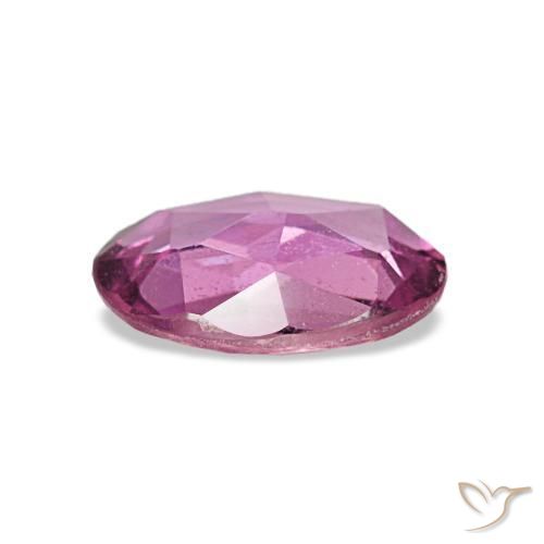 Zafiro púrpura natural de 0,75 ct, corte óvalo, VVS-VS
