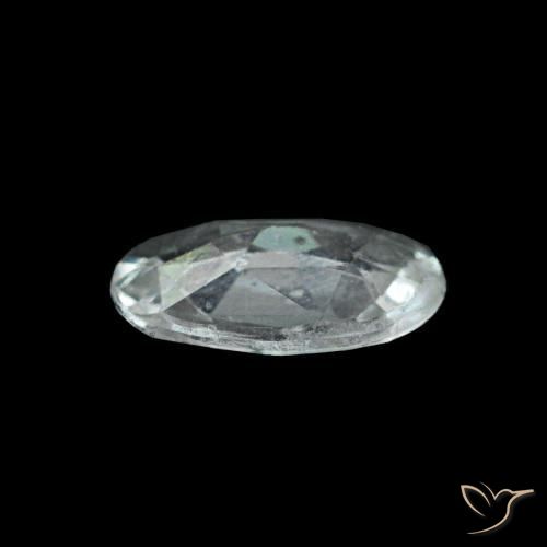 Zafiro gris natural de 0,37 ct, corte óvalo, VVS-VS