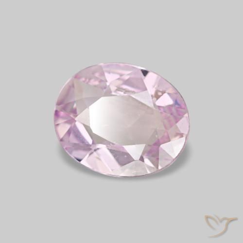 Zafiro rosa natural de 0,53 ct, corte óvalo, VVS-VS