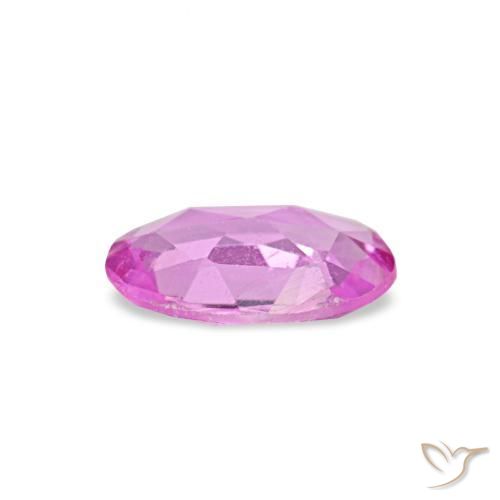 Zafiro púrpura natural de 0,42 ct, corte óvalo, VVS-VS