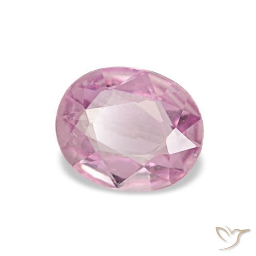 Zafiro rosa natural de 0,59 ct, corte óvalo, VVS-VS