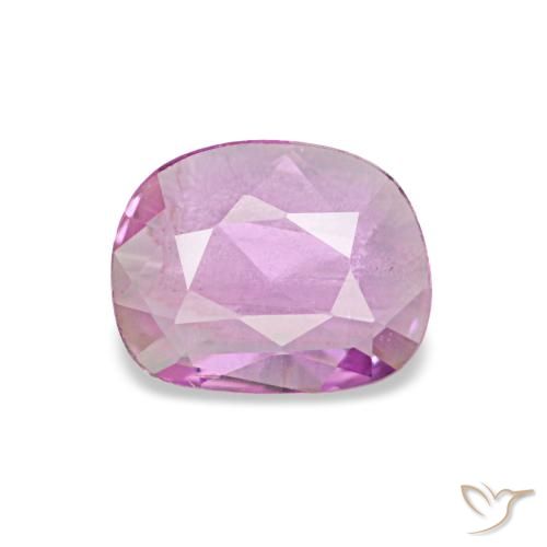 Zafiro púrpura natural de 0,44 ct, corte óvalo, VVS