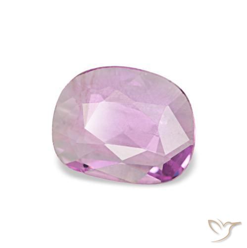 Zafiro púrpura natural de 0,44 ct, corte óvalo, VVS