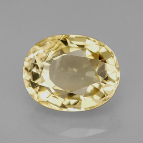 Escapolita amarillo natural de 5,28 ct, corte óvalo, VS