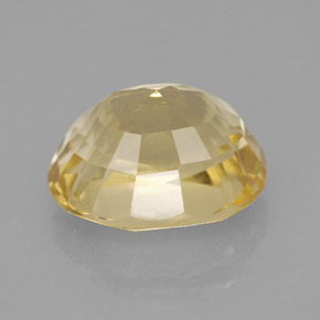 Escapolita amarillo natural de 5,28 ct, corte óvalo, VS
