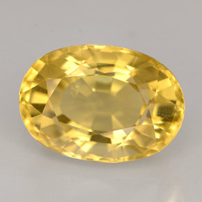 Escapolita amarillo natural de 5,53 ct, corte óvalo, VVS-VS